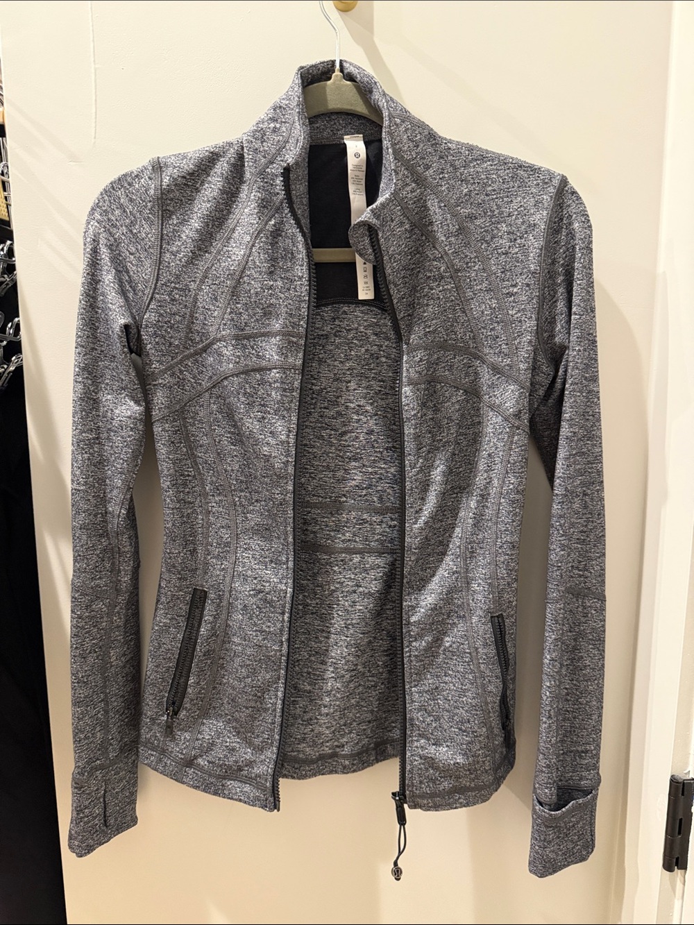 lululemon athletica Heather Grey Full-Zip Utility Jacket